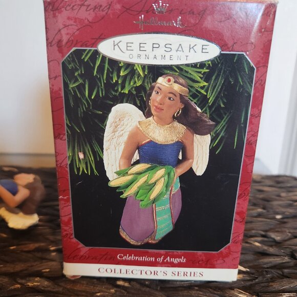 Hallmark Christmas Keepsake Ornament 1998 Celebration of Angels Kwanzaa Muhindi‎ - Picture 2 of 9